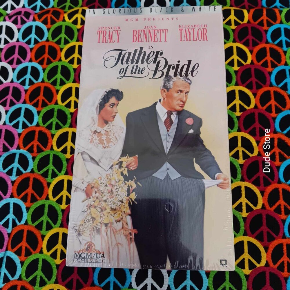 Father of the Bride (1950) - Spencer Tracy Elizabeth Taylor Joan Bennett NEW VHS